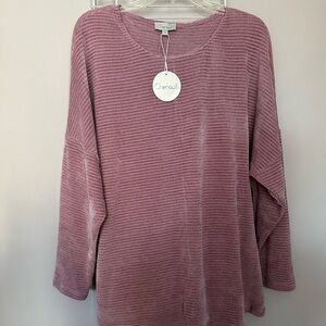 New Pink Chanille sweater sz2X